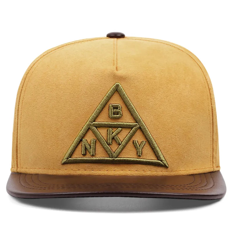 "BKNY" Embroidery Snapback Unisex Cap